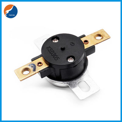 40A ตัวป้องกันความร้อนเกินพิกัด Phenolic Case 300MΩ Bimetal Thermostat Switch